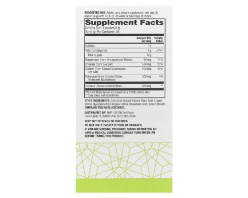 Dr. Mercola, Pure Power, Electrolytes, Lemon Lime, 30 Packets, 0.28 oz (8 g) Each