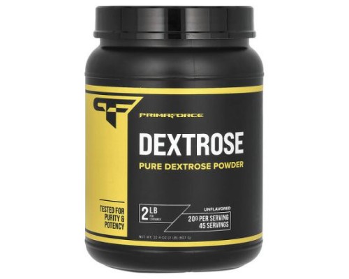 Primaforce, Pure Dextrose, Unflavored, 2 lb (907 g)