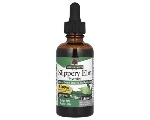 Nature's Answer, Slippery Elm Extract, Alcohol-Free , 2,000 mg , 2 fl oz (60 ml)
