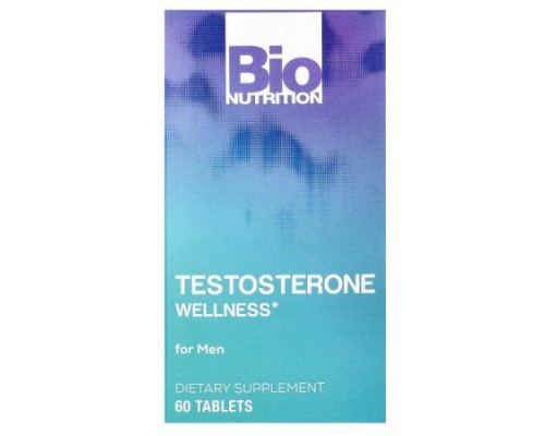 Bio Nutrition, Testosterone Wellness, For Men, 60 Tablets Bio Nutrition, Testosterone Wellness, For Men, 60 Tablets