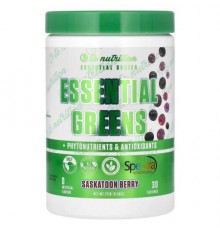TC Nutrition, Essential Series, Essential Greens, Saskatoon Berry , 9.56 oz (271 g)