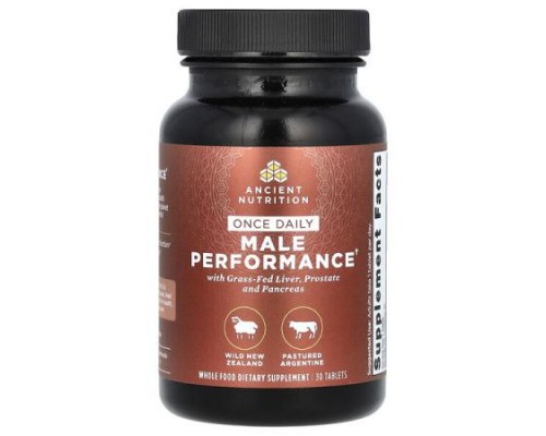 Ancient Nutrition, Once Daily Male Performance, 30 Tablets Ancient Nutrition, Once Daily Male Performance, 30 Tablets