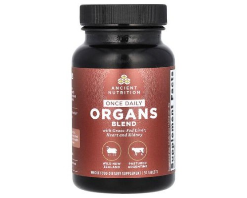 Ancient Nutrition, Once Daily Organs Blend, 30 Tablets Ancient Nutrition, Once Daily Organs Blend, 30 Tablets