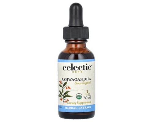 Eclectic Herb, Ashwagandha Extract, 1 fl oz (30 ml) Eclectic Herb, Ashwagandha Extract, 1 fl oz (30 ml)