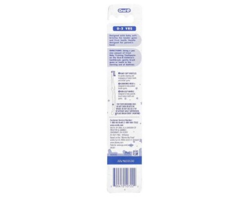 Oral-B, Toothbrush, Extra Soft, 0-3 Years, Disney Baby, 1 Toothbrush Oral-B, Toothbrush, Extra Soft, 0-3 Years, Disney Baby, 1 Toothbrush
