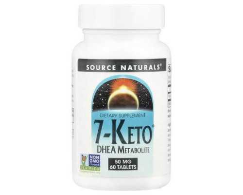 Source Naturals, 7-Keto®, DHEA Metabolite, 50 mg, 60 Tablets Source Naturals, 7-Keto®, DHEA Metabolite, 50 mg, 60 Tablets