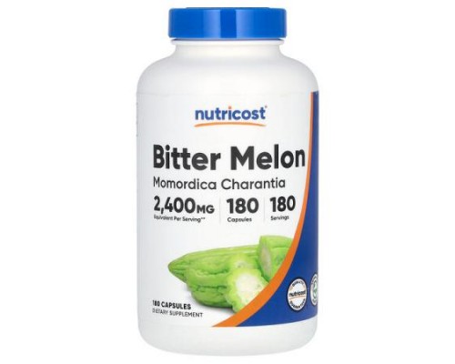 Nutricost, Bitter Melon, 2,400 mg, 180 Capsules