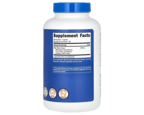 Nutricost, Bitter Melon, 2,400 mg, 180 Capsules