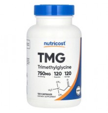 Nutricost, TMG, 750 mg, 120 Capsules