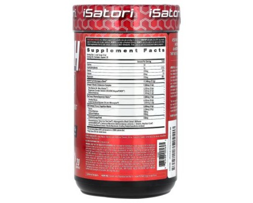 Isatori, Morph x5 Pre-Workout, Cherry Frost, 15 oz (426 g)