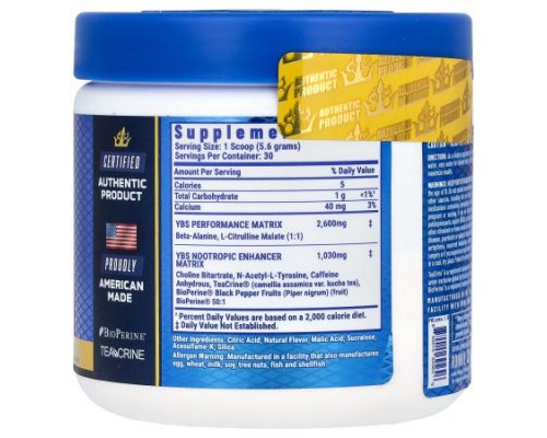 Ronnie Coleman, Signature Series, Yeah Buddy, Sport Preworkout, Lemon Splash, 5.71 oz (162 g)