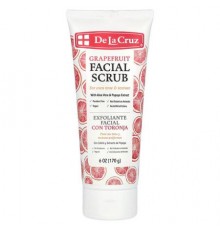 De La Cruz, Facial Scrub, Grapefruit, 6 oz (170 g)