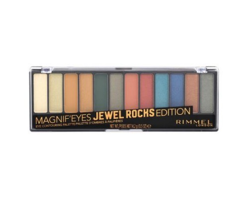 Rimmel London, Magnif'Eyes, Eye Contouring Palette, 009 Jewel Rocks Edition, 0.5 oz (14.2 g)