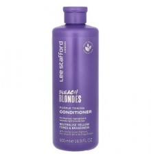 Lee Stafford, Bleach Blondes, Purple Toning Conditioner, For Bleached, Highlighted & Naturally Light Blonde Hair, 16.9 fl oz (500 ml)