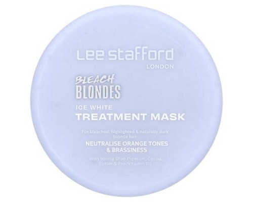 Lee Stafford, Bleach Blondes, Ice White Treatment Mask, 6.7 fl oz (200 ml) Lee Stafford, Bleach Blondes, Ice White Treatment Mask, 6.7 fl oz (200 ml)