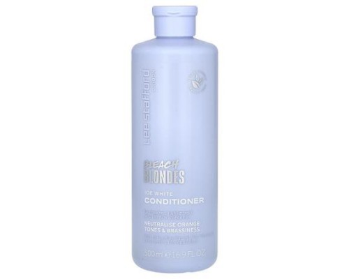 Lee Stafford, Bleach Blondes, Ice White Conditioner, For Bleached, Highlighted & Naturally Dark Blonde Hair, 16.9 fl oz (500 ml) Lee Stafford, Bleach Blondes, Ice White Conditioner, For Bleached, Highlighted & Naturally Dark Blonde Hair, 16.9 fl oz (500 ml)