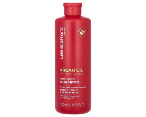 Lee Stafford, Argan Oil Nourishing Shampoo, For Dry, Dull & Naturally Coarse Hair, 16.9 fl oz (500 ml)