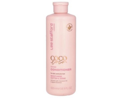 Lee Stafford, Coco Loco, Shine Conditioner, For Dull, Lacklustre Hair, 16.9 fl oz (500 ml) Lee Stafford, Coco Loco, Shine Conditioner, For Dull, Lacklustre Hair, 16.9 fl oz (500 ml)