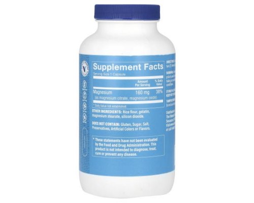 The Vitamin Shoppe, Magnesium Citrate Complex, 160 mg, 300 Capsules