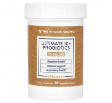 The Vitamin Shoppe, Ultimate 10+ Probiotics, 30 Billion CFU, 30 Vegetable Capsules