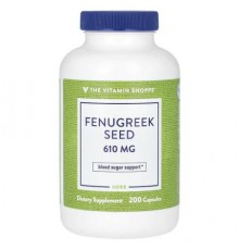 The Vitamin Shoppe, Fenugreek Seed, 610 mg, 200 Capsules