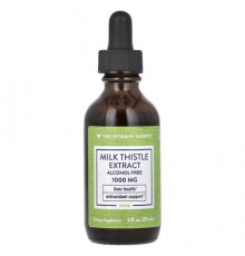 The Vitamin Shoppe, Milk Thistle Extract, Alcohol Free, 1,000 mg, 2 fl oz (59 ml)