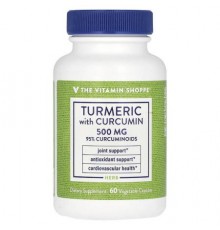 The Vitamin Shoppe, Turmeric With Curcumin, 500 mg, 60 Vegetable Capsules