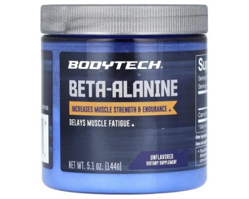 BodyTech, Beta-Alanine, Unflavored, 5.1 oz (144 g) BodyTech, Beta-Alanine, Unflavored, 5.1 oz (144 g)
