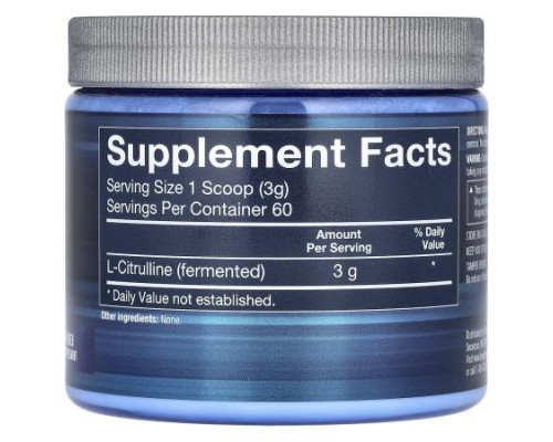 BodyTech, L-Citrulline, Fermented, Unflavored, 6.35 oz (180 g) BodyTech, L-Citrulline, Fermented, Unflavored, 6.35 oz (180 g)