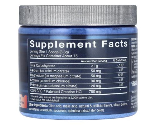 BodyTech, Creatine HCl + Electrolytes, Rocket Pop, 8.8 oz (249.75 g) BodyTech, Creatine HCl + Electrolytes, Rocket Pop, 8.8 oz (249.75 g)