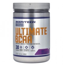 BodyTech, Elite, Ultimate BCAA, Grape, 16.5 oz (468 g)