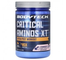 BodyTech, Critical Aminos XT, Intra/Post Workout, Strawberry Lemonade, 16 oz (455 g)