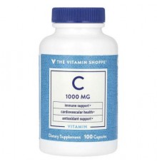 The Vitamin Shoppe, Vitamin C, 1,000 mg, 100 Capsules