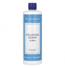 The Vitamin Shoppe, Colloidal Silver, 10 PPM, 16 fl oz (473 ml)