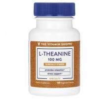 The Vitamin Shoppe, L-Theanine, 100 mg, 60 Vegetable Capsules