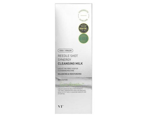 VT Cosmetics, Reedle Shot Synergy, Cleansing Milk, 6.76 fl oz (200 ml)