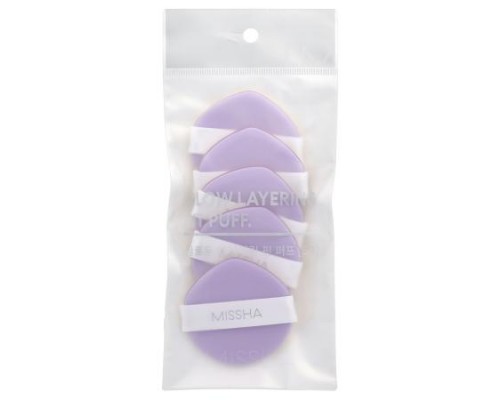 Missha, Glow Layering Fit Puff, 5 Pieces Missha, Glow Layering Fit Puff, 5 Pieces