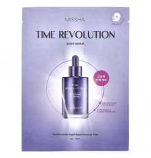 Missha, Time Revolution Night Repair Ampoule Beauty Mask, 1 Sheet, 1.05 oz (30 g)