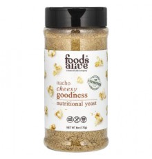 Foods Alive, Nutritional Yeast, Nacho Cheesy Goodness, 6 oz (170 g)