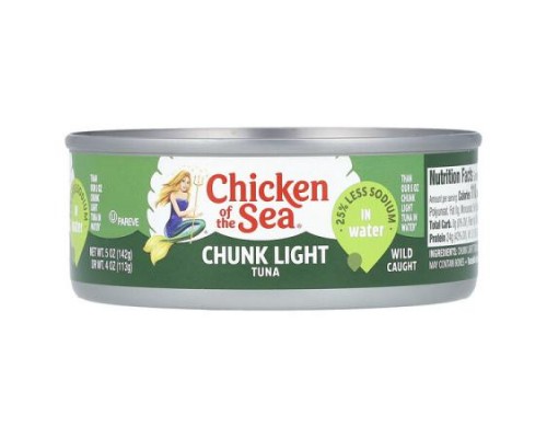 Chicken of the Sea, Chunk Light Tuna in Water, 5 oz (142 g) Chicken of the Sea, Chunk Light Tuna in Water, 5 oz (142 g)