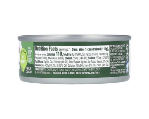 Chicken of the Sea, Chunk Light Tuna in Water, 5 oz (142 g) Chicken of the Sea, Chunk Light Tuna in Water, 5 oz (142 g)