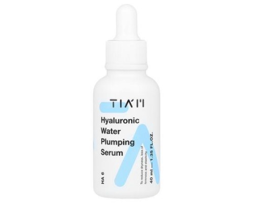 Tiam, Hyaluronic Water Plumping Serum, 1.35 fl oz (40 ml)