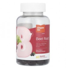 Chapter Six, Beet Root Gummies, Dark Cherry, 60 Gummies