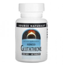 Source Naturals, Reduced Glutathione, 60 Tablets