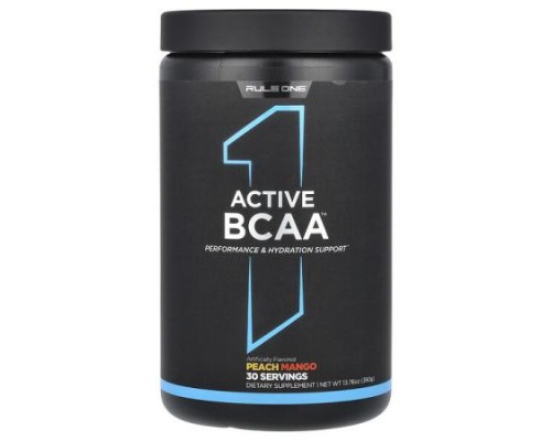 Rule One Proteins, Active BCAA, Peach Mango, 13.76 oz (390 g)