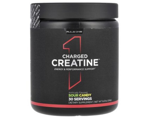 Rule One Proteins, Charged Creatine, Sour Candy, 8.47 oz (240 g) Rule One Proteins, Charged Creatine, Sour Candy, 8.47 oz (240 g)