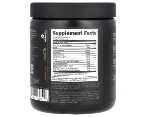 Bucked Up, Black, Pre-Workout, Rainbow Rush, 10.8 oz (306 g) Bucked Up, Black, Pre-Workout, Rainbow Rush, 10.8 oz (306 g)