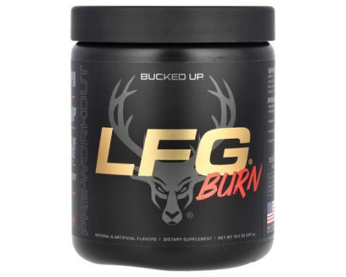 Bucked Up, LFG Burn, Pre-Workout, Berry, 10.5 oz (297 g) Bucked Up, LFG Burn, Pre-Workout, Berry, 10.5 oz (297 g)