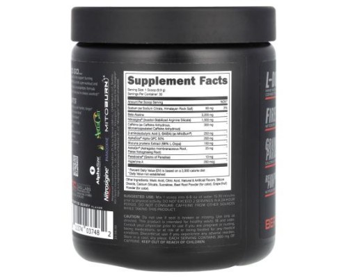 Bucked Up, LFG Burn, Pre-Workout, Berry, 10.5 oz (297 g) Bucked Up, LFG Burn, Pre-Workout, Berry, 10.5 oz (297 g)