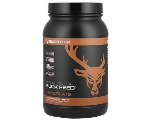 Bucked Up, Buck Feed ™, Original Protein, Chocolate, 35.34 oz (1,002 g) Bucked Up, Buck Feed ™, Original Protein, Chocolate, 35.34 oz (1,002 g)